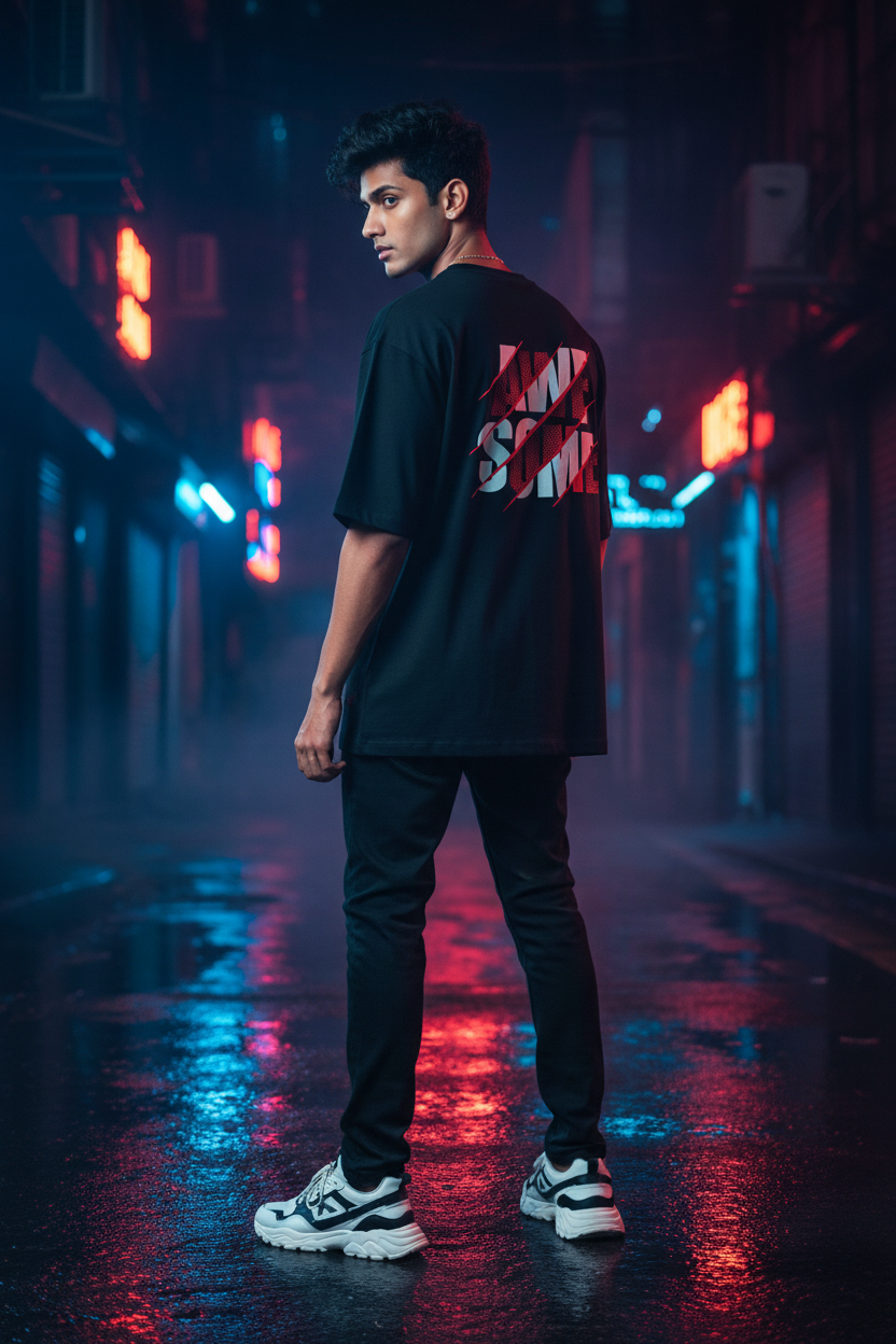 Awesome Slash Oversized T-Shirt