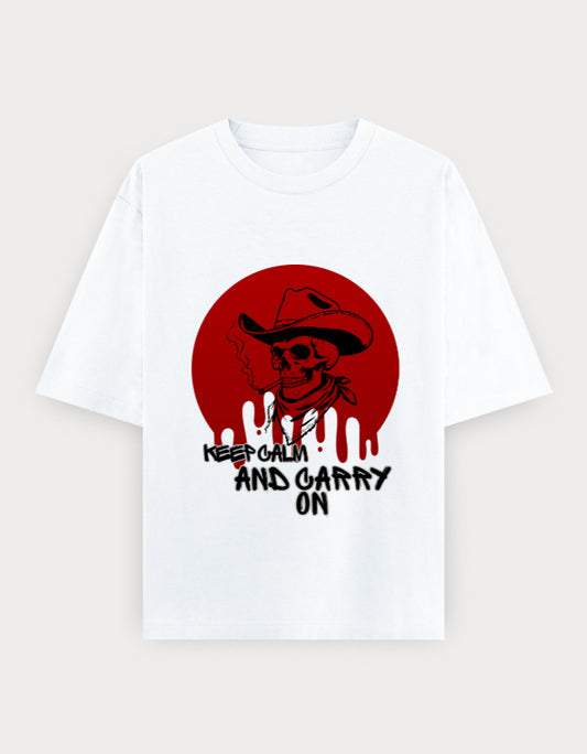 Unisex Oversized Classic T-Shirt oversized fit cotton fabric heavyweight fabric detail view by HAViT Apparel