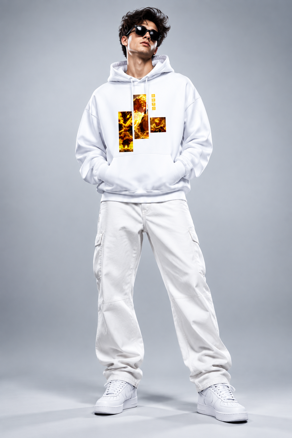Zenitsu Lightning Oversized Hoodie