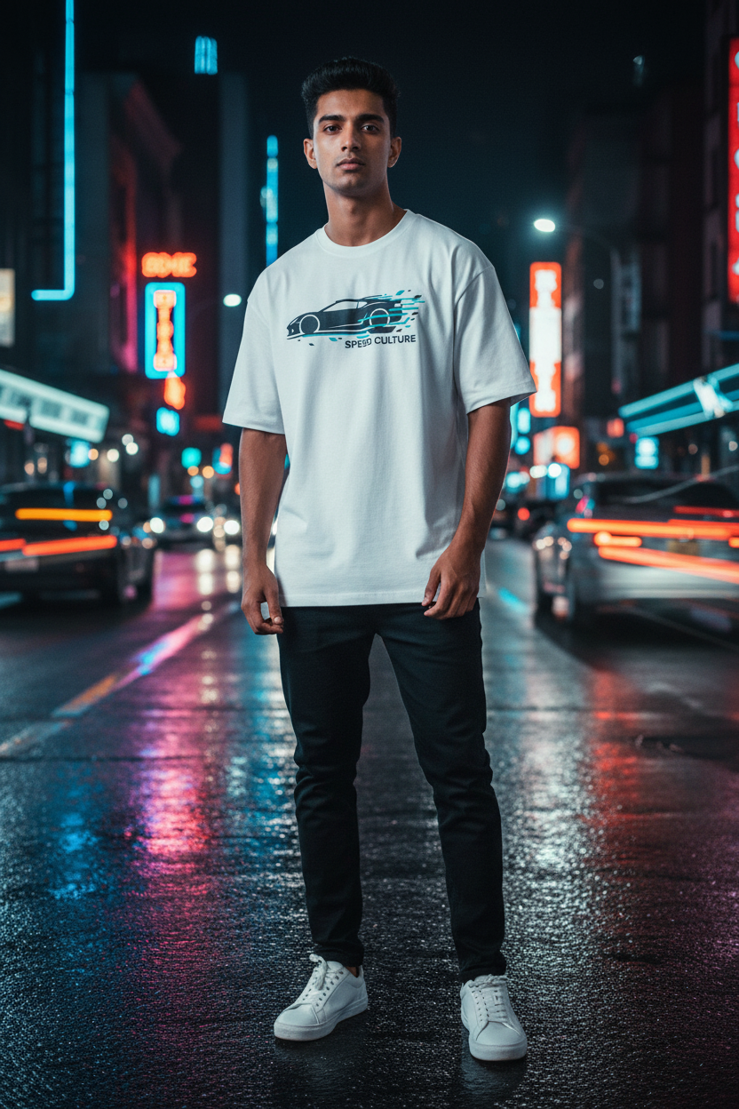 Speed Culture – Oversized Terry T-Shirt
