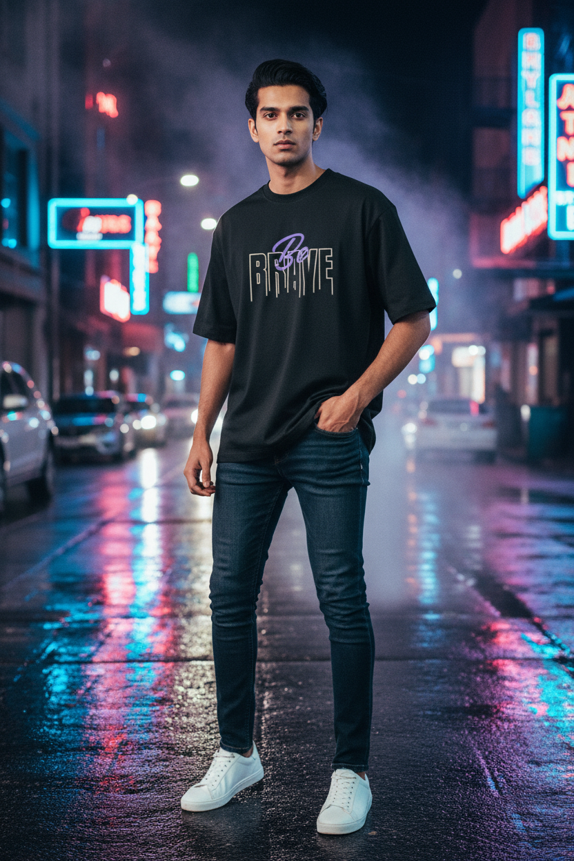 Be Brave – Oversized T-Shirt