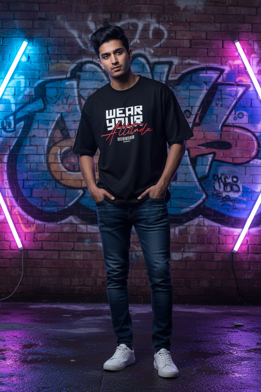 Wear Your Attitude – Oversized Standard T-Shirt