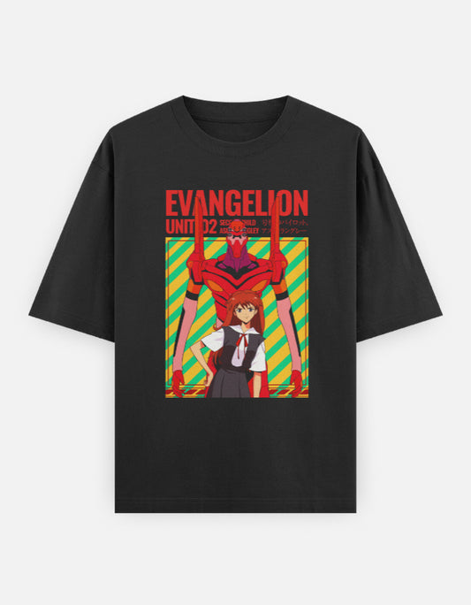 Anime Oversized Classic T-Shirt t-shirt oversized fit cotton fabric heavyweight fabric detail view by HAViT Apparel