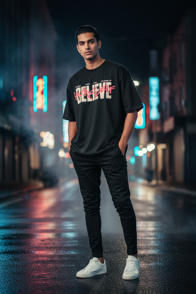 Believe Yourself Oversized T-Shirt