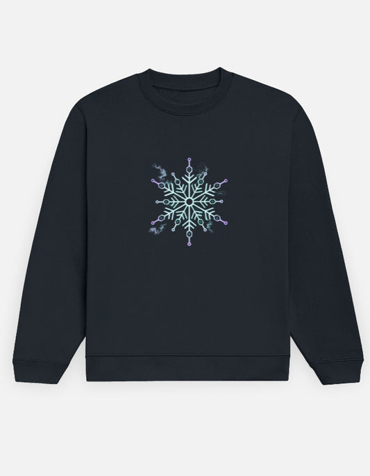 Anime Sweatshirt regular fit cotton fabric heavyweight fabric detail view by HAViT Apparel