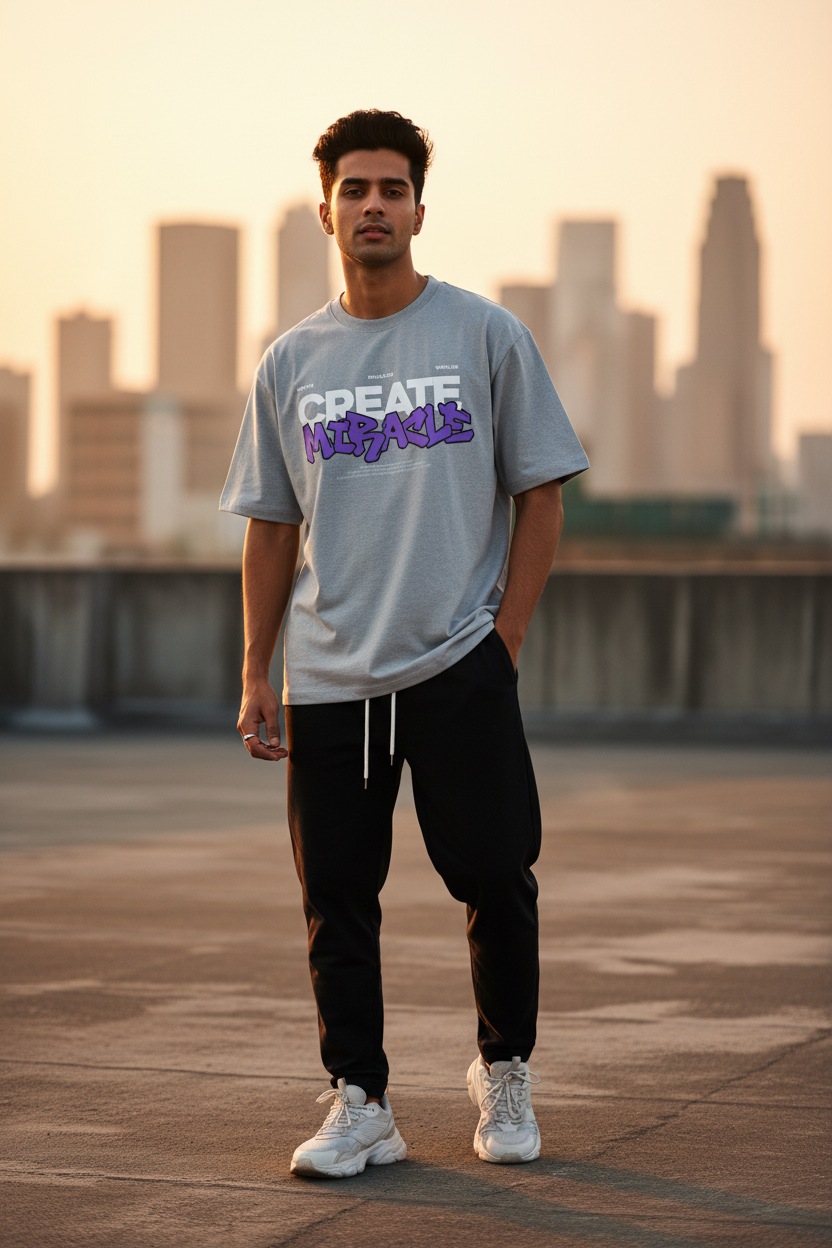 Create Miracle – Oversized Standard T-Shirt