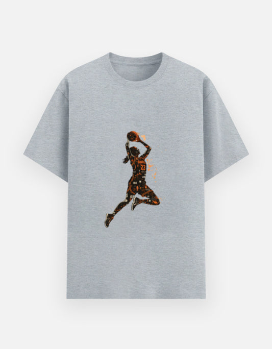 Unisex Basic T-Shirt cotton fabric heavyweight fabric detail view by HAViT Apparel