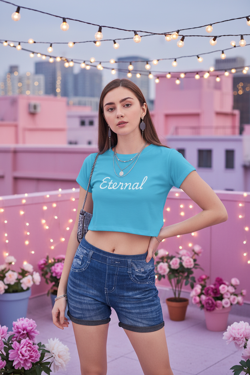 Minimal Eternal Crop Tee