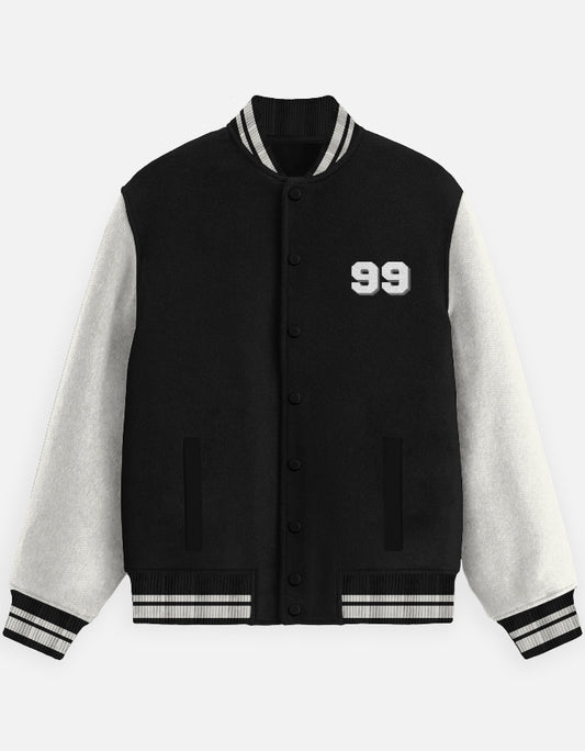 Varsity 99 All-Time Edition Jacket jacket cotton fabric heavyweight fabric detail view by HAViT Apparel