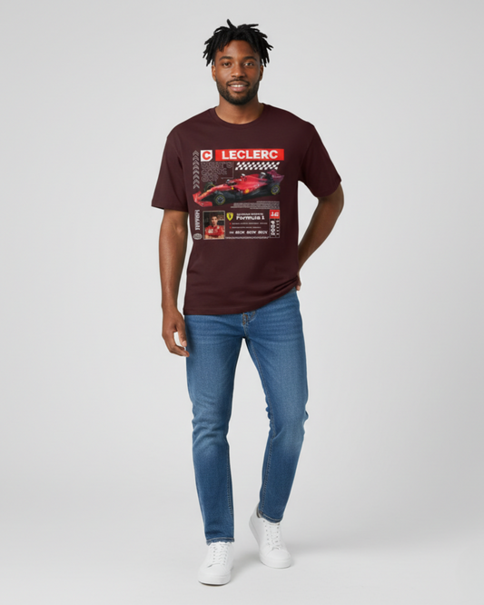 Charles Leclerc – Ferrari F1 Race Edition Oversized T-Shirt