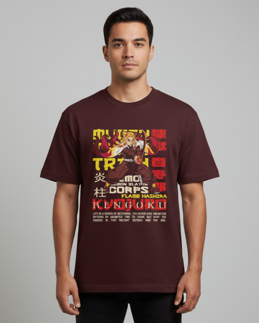 Anime Oversized Classic T-Shirt t-shirt oversized fit cotton fabric heavyweight fabric detail view by HAViT Apparel