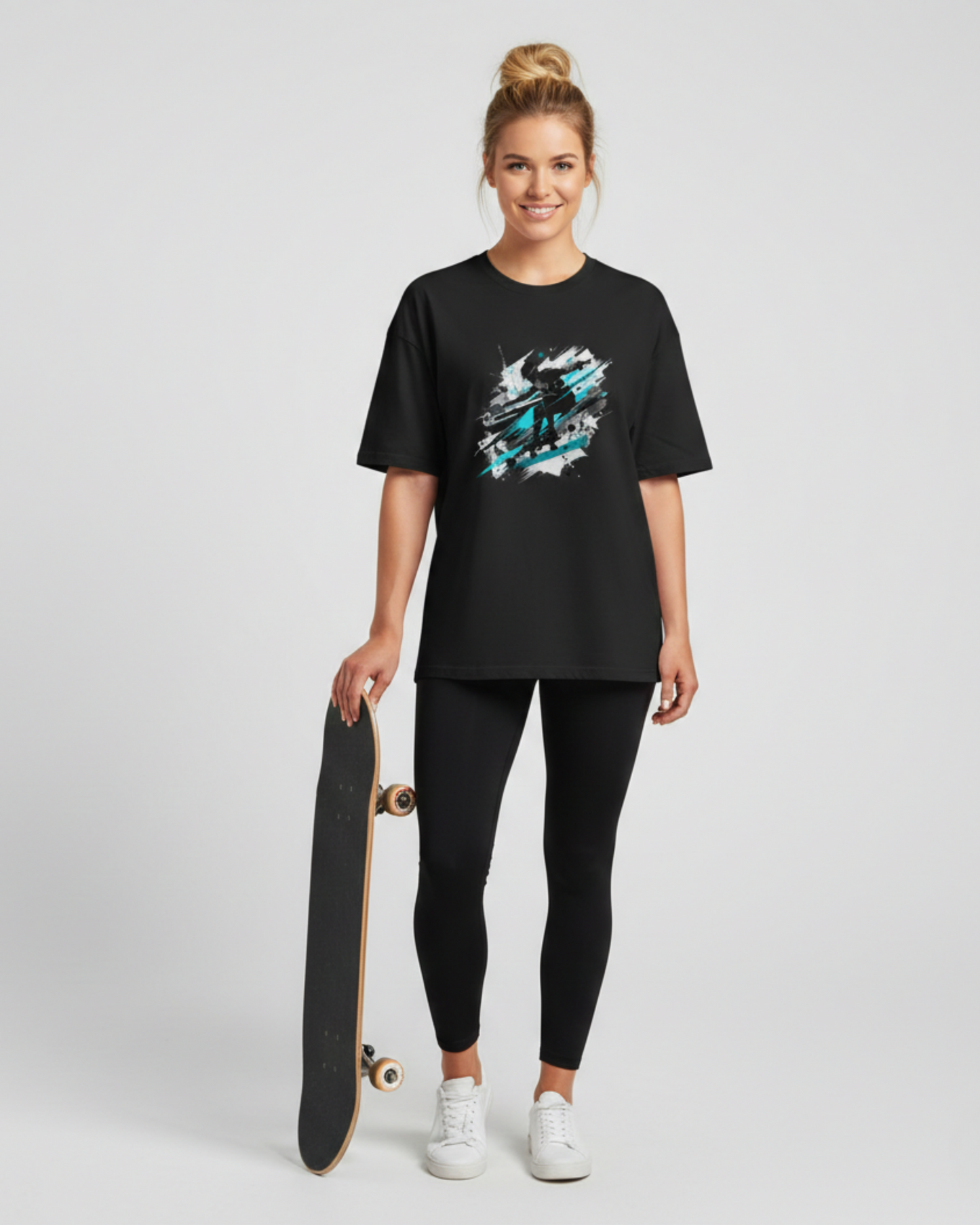 Hustle Motion Oversized Terry T-Shirt