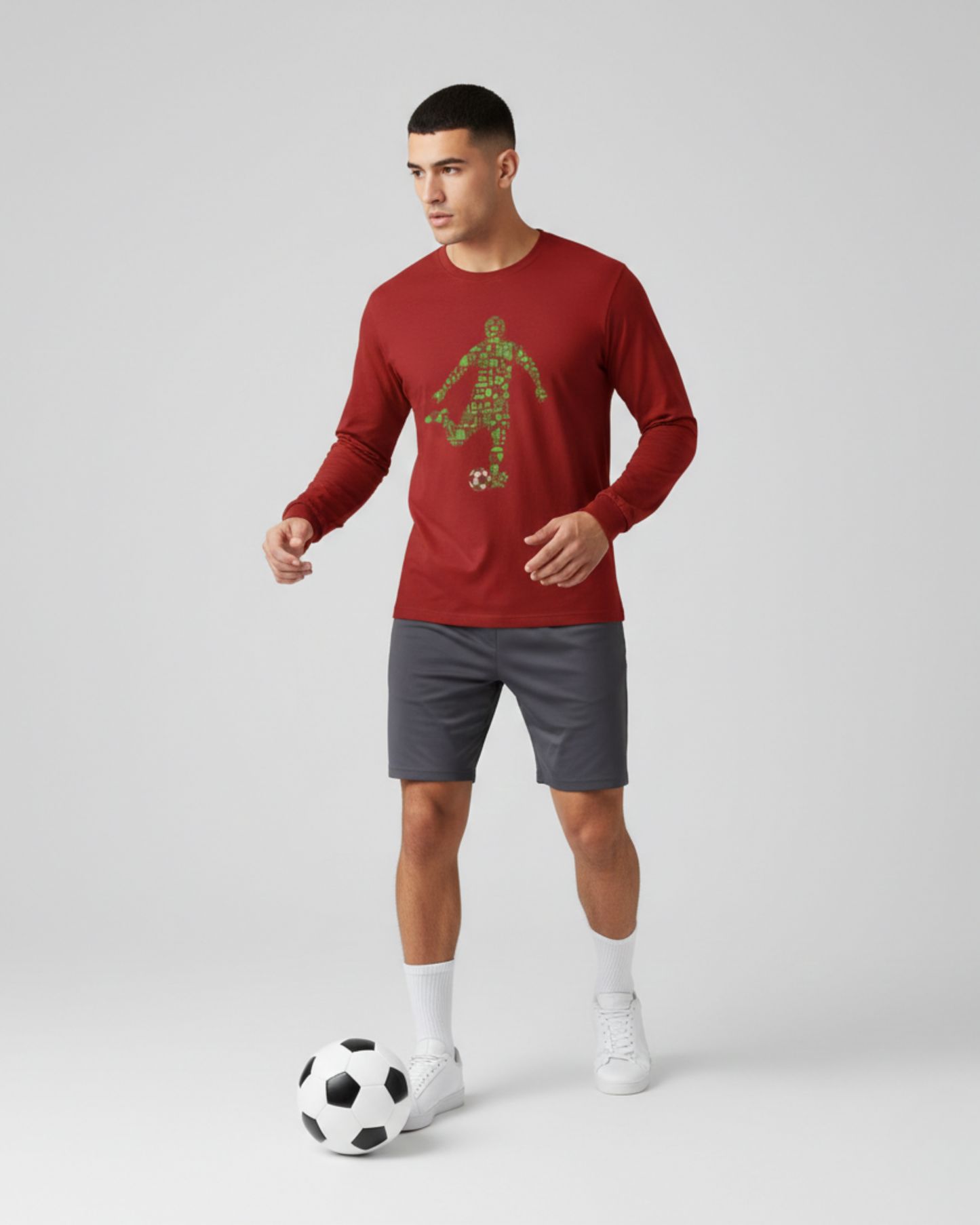 Goal Mode – Football Graphic Full Sleeve T-Shirt