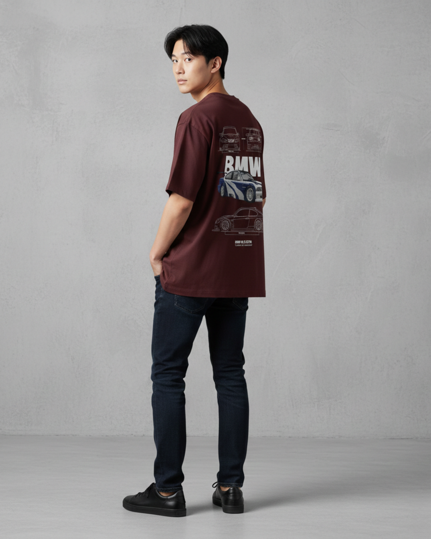BMW M3 GTR – Track Icon Oversized T-Shirt