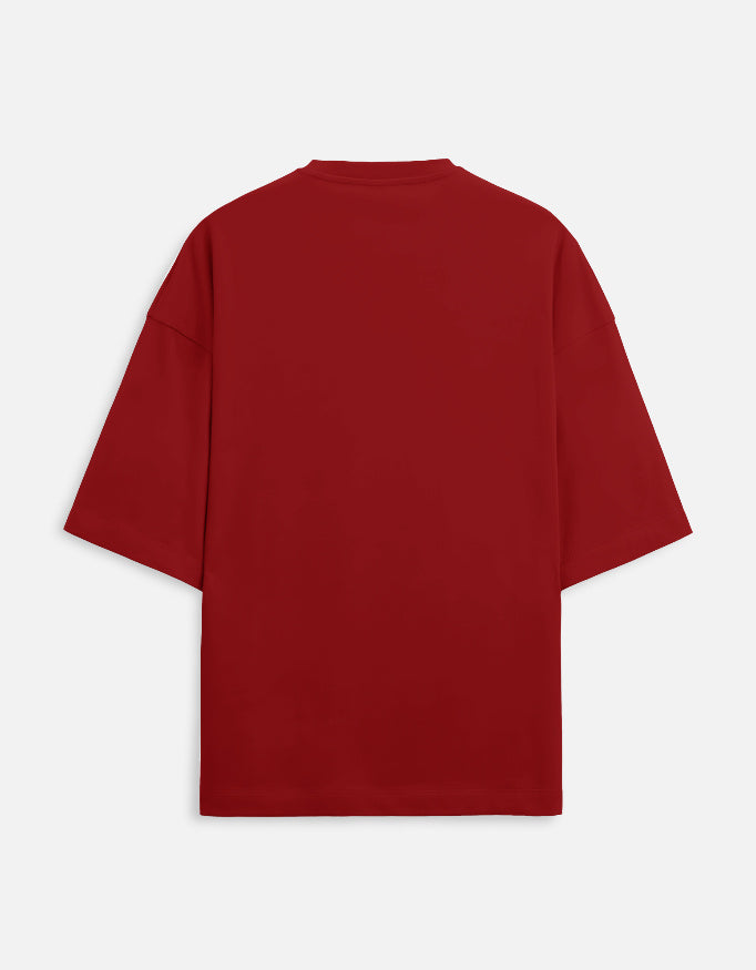 Unisex Terry Oversized Tee oversized fit cotton fabric heavyweight fabric detail view by HAViT Apparel