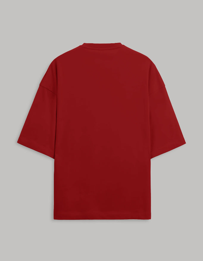 Terry Oversized Tee oversized fit cotton fabric heavyweight fabric detail view by HAViT Apparel