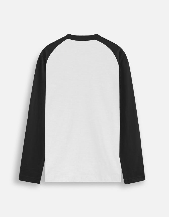 09 Raglan Rookie T-Shirt cotton fabric heavyweight fabric detail view by HAViT Apparel