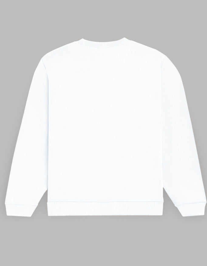 Men Regular Fit Sweatshirt – AWESOME Graphic Dark Edition sweatshirt regular fit cotton fabric heavyweight fabric graphic print printed design detail view by HAViT Apparel