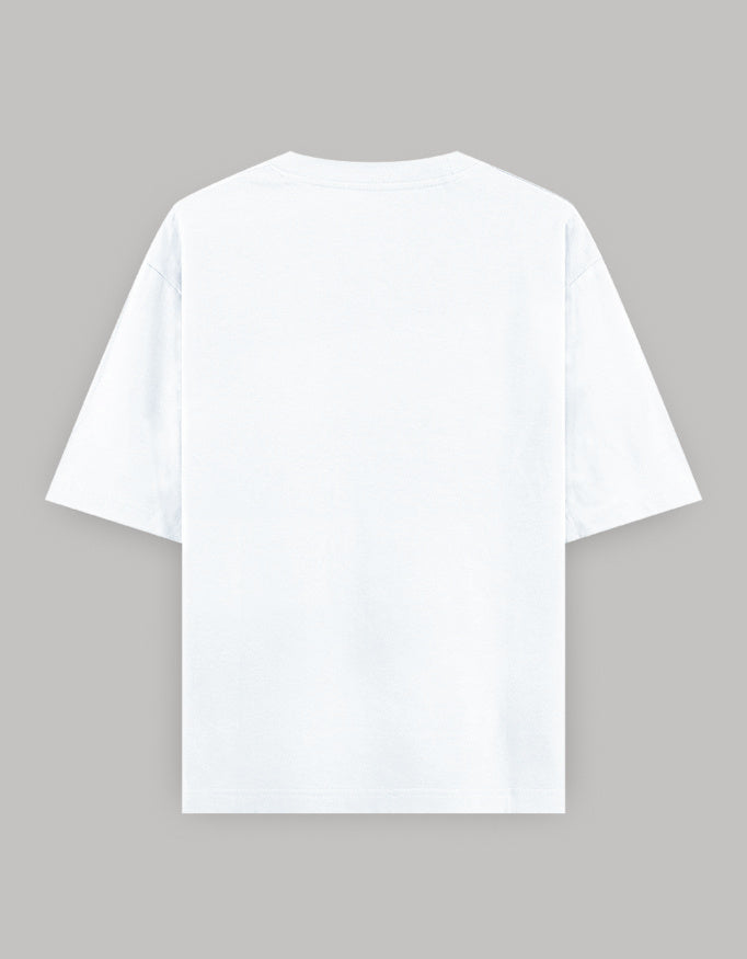 Rising Sun Pocket Embroidered Oversized Tee t-shirt oversized fit cotton fabric heavyweight fabric embroidered design detail view by HAViT Apparel