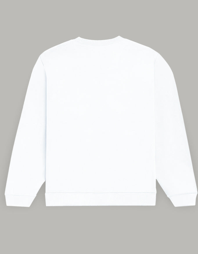 Faith Inspired Comfort Fit Sweatshirt sweatshirt regular fit cotton fabric heavyweight fabric printed design detail view by HAViT Apparel