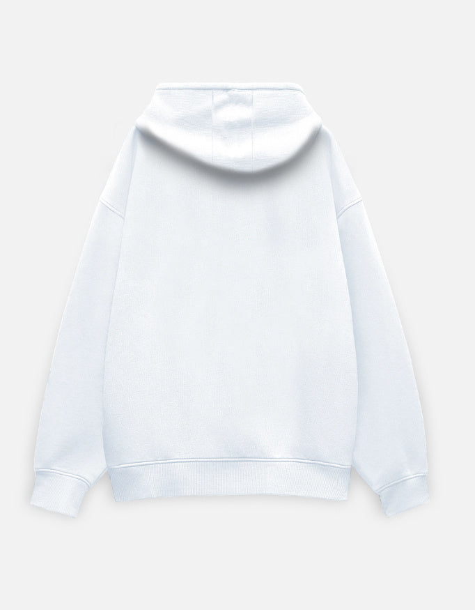 Still Becoming Oversized Hoodie hoodie oversized fit cotton fabric heavyweight fabric detail view by HAViT Apparel