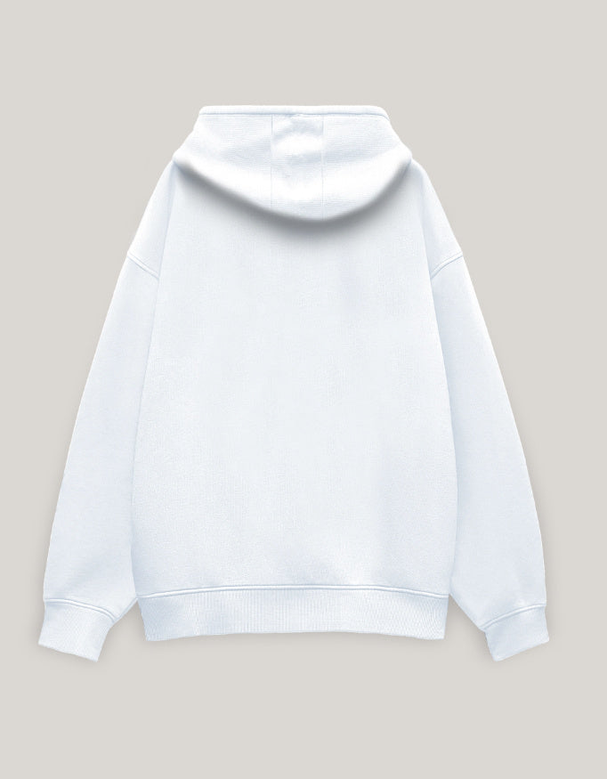 Build The Life You Dream About – Unisex Oversized Hoodie hoodie oversized fit cotton fabric heavyweight fabric detail view by HAViT Apparel