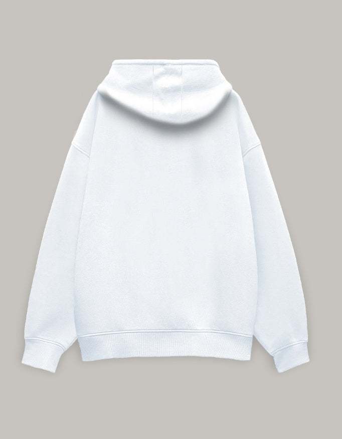 HAViT Crest Oversized Hoodie hoodie oversized fit cotton fabric heavyweight fabric detail view by HAViT Apparel