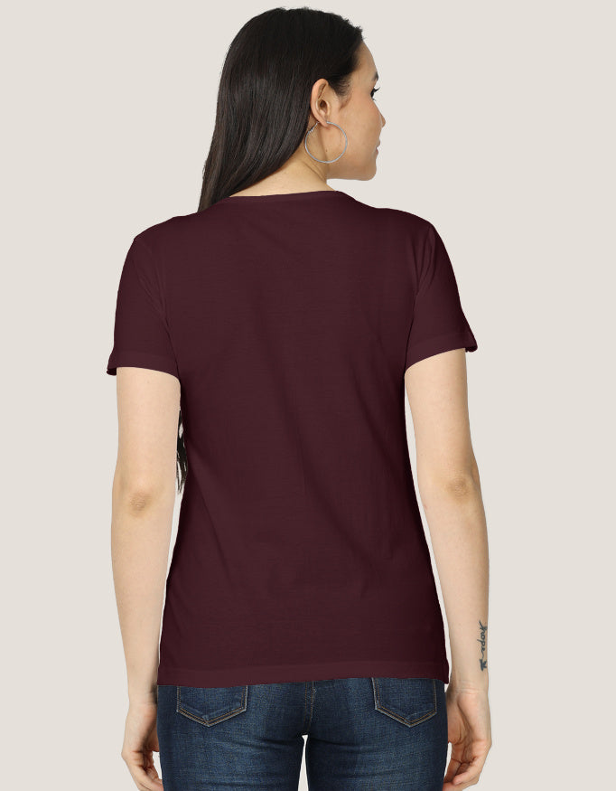 Women's Classic T-Shirt regular fit cotton fabric heavyweight fabric detail view by HAViT Apparel