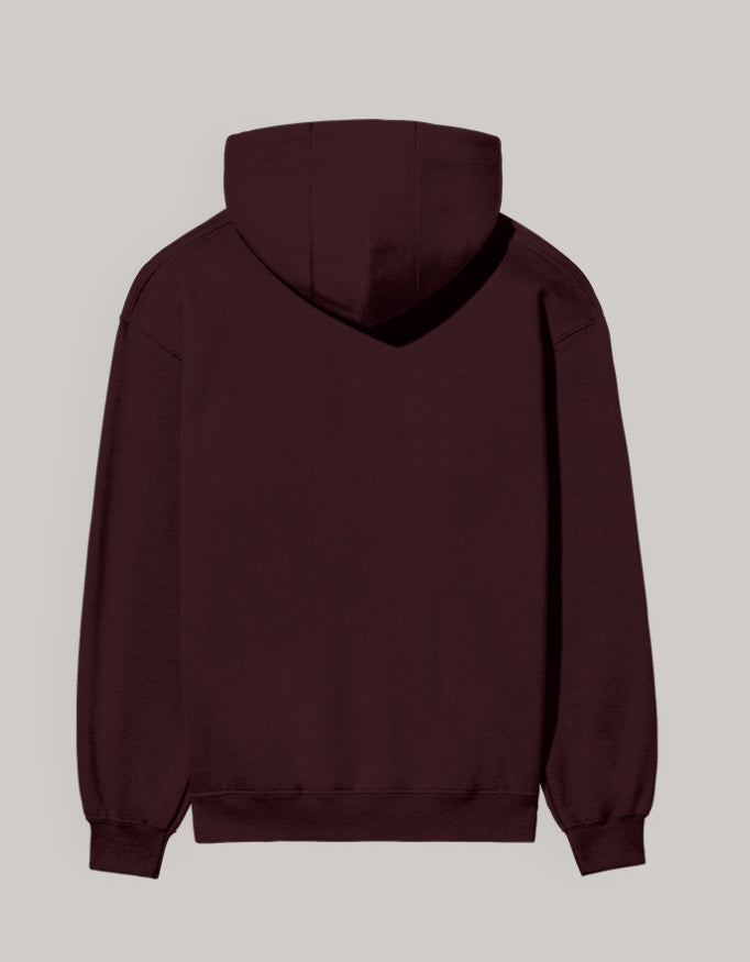 Blessed Hoodie – Minimal Lifestyle Edition hoodie regular fit cotton fabric heavyweight fabric printed design detail view by HAViT Apparel