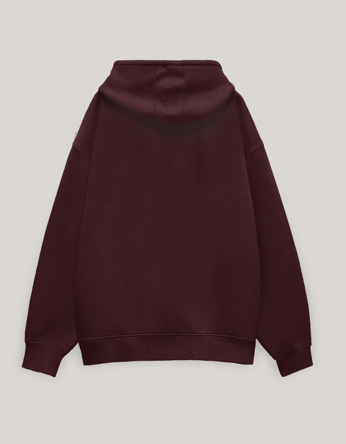 Build The Life You Dream About – Unisex Oversized Hoodie hoodie oversized fit cotton fabric heavyweight fabric detail view by HAViT Apparel