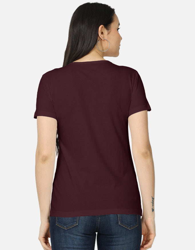 Women's Classic T-Shirt regular fit cotton fabric heavyweight fabric detail view by HAViT Apparel