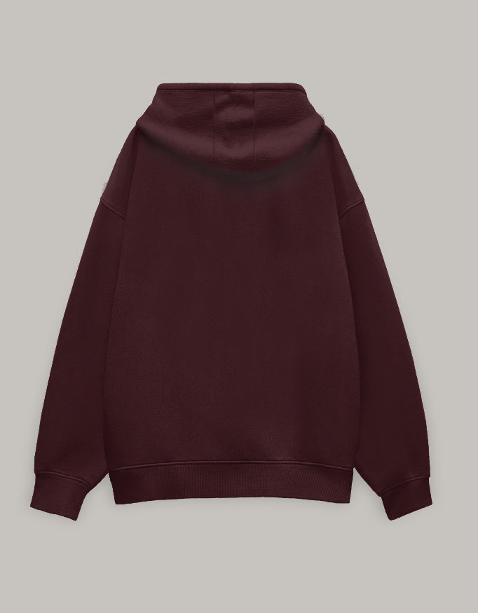 HAViT Crest Oversized Hoodie hoodie oversized fit cotton fabric heavyweight fabric detail view by HAViT Apparel