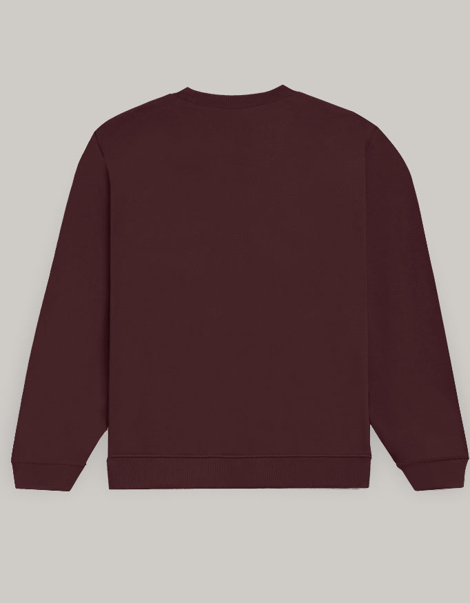 Purpose Driven Sweatshirt sweatshirt regular fit cotton fabric heavyweight fabric printed design detail view by HAViT Apparel