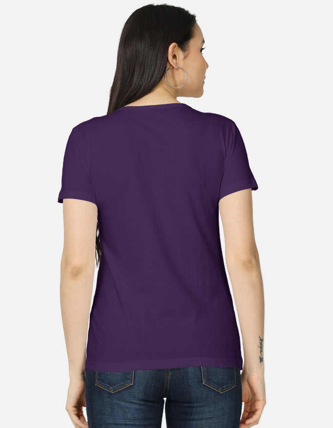 Women's Classic T-Shirt regular fit cotton fabric heavyweight fabric detail view by HAViT Apparel