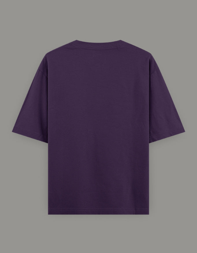 Bold Beast Mode Classic Oversize tee t-shirt oversized fit printed design detail view by HAViT Apparel