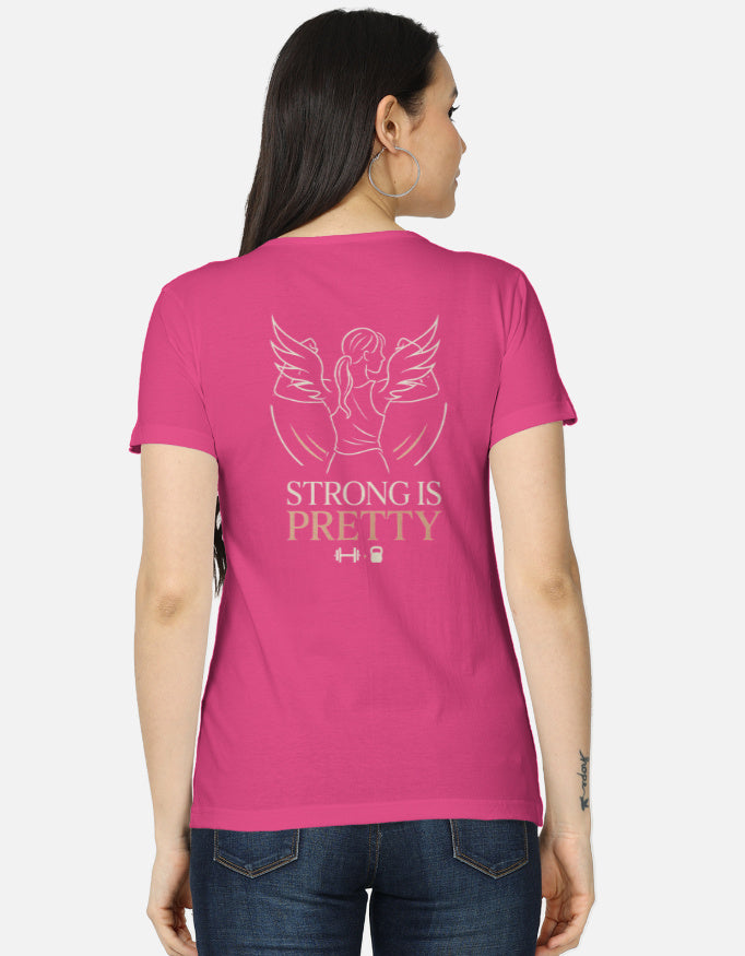 Women's Classic T-Shirt regular fit cotton fabric heavyweight fabric detail view by HAViT Apparel