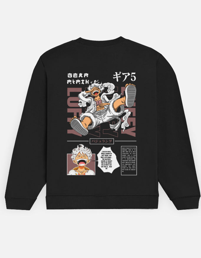 Anime Sweatshirt regular fit cotton fabric heavyweight fabric detail view by HAViT Apparel