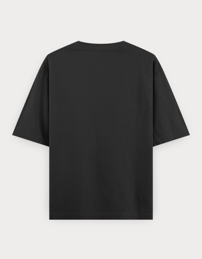 Unisex Oversized Classic T-Shirt oversized fit cotton fabric heavyweight fabric detail view by HAViT Apparel