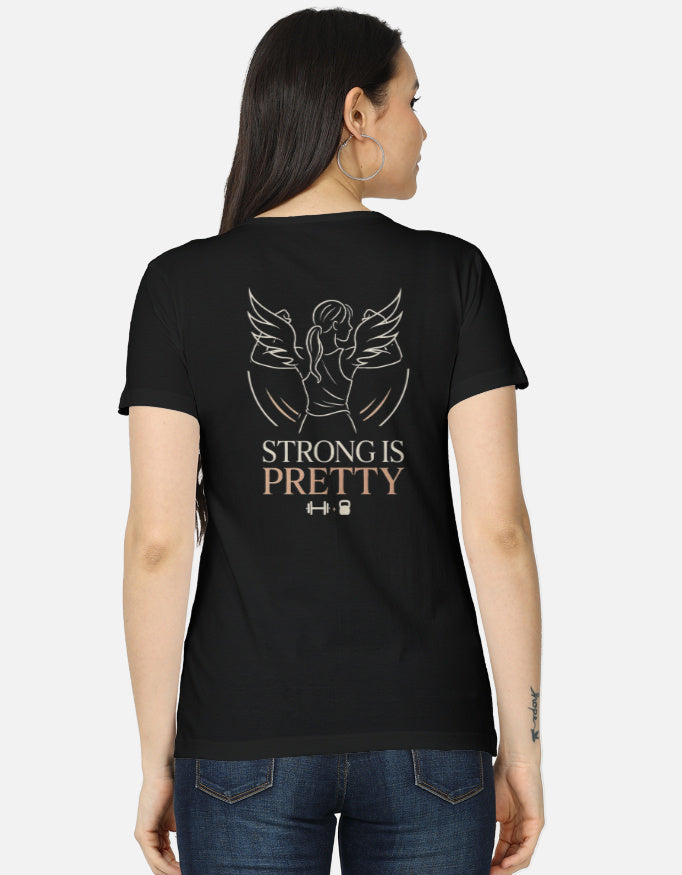 Women's Classic T-Shirt regular fit cotton fabric heavyweight fabric detail view by HAViT Apparel