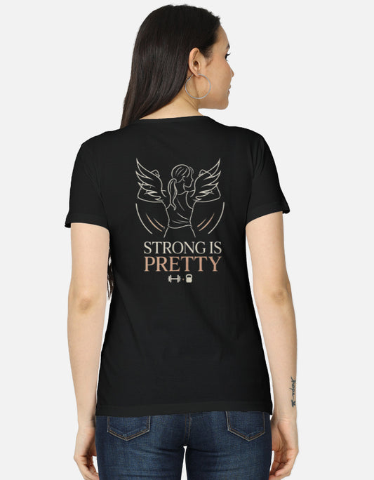 Women's Classic T-Shirt regular fit cotton fabric heavyweight fabric detail view by HAViT Apparel