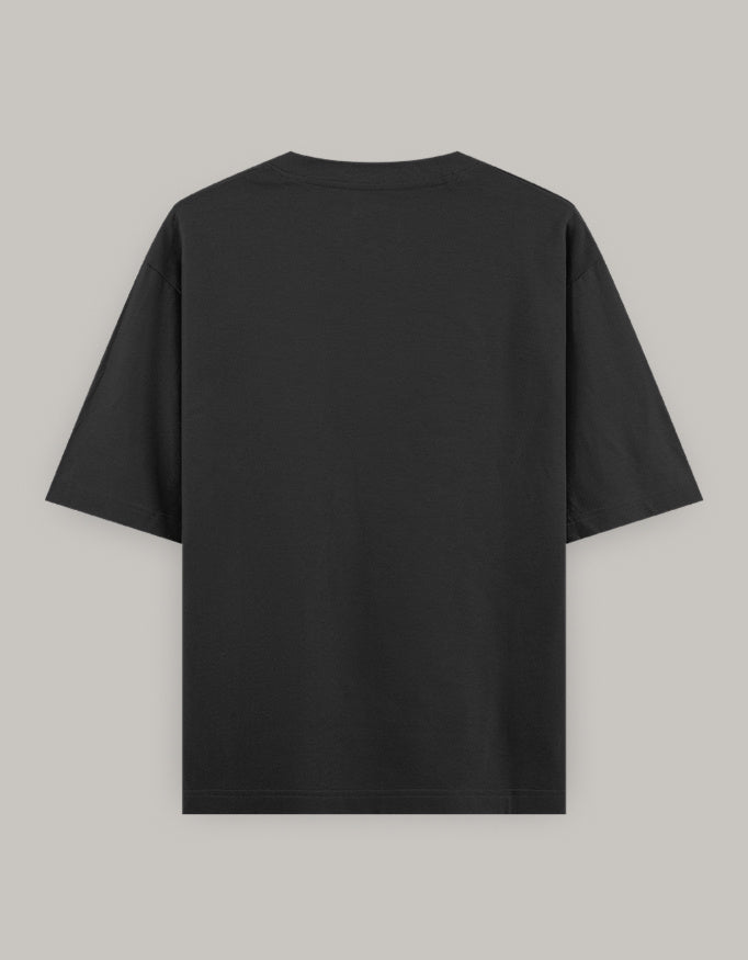Work It Out Classic Oversized Fit t-shirt oversized fit detail view by HAViT Apparel