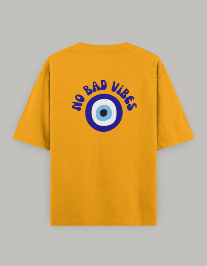 Protected Energy Oversized Women’s T-Shirt t-shirt oversized fit cotton fabric heavyweight fabric printed design detail view by HAViT Apparel