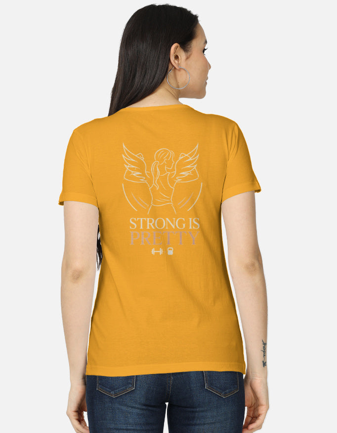 Women's Classic T-Shirt regular fit cotton fabric heavyweight fabric detail view by HAViT Apparel