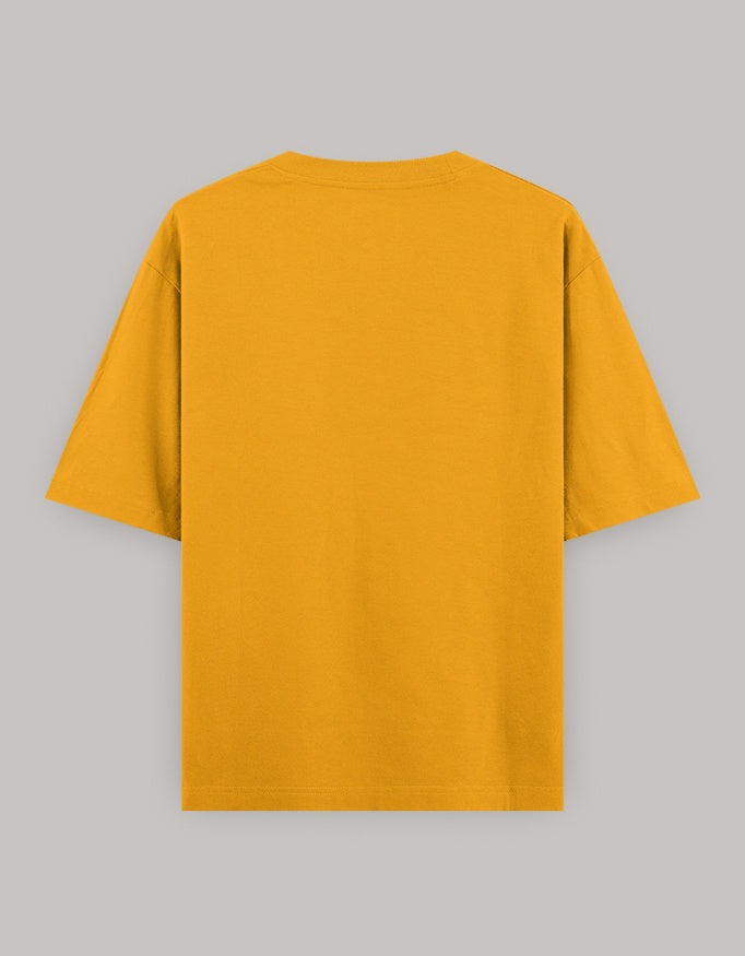 Self Love Bloom Oversized Tee t-shirt oversized fit cotton fabric heavyweight fabric printed design detail view by HAViT Apparel