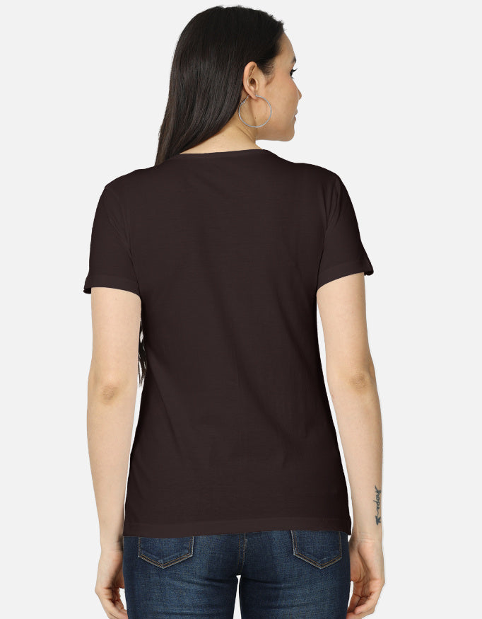 Women's Classic T-Shirt regular fit cotton fabric heavyweight fabric detail view by HAViT Apparel
