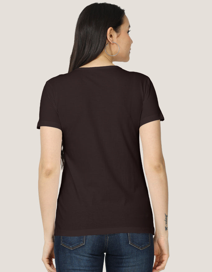 Women's Classic T-Shirt regular fit cotton fabric heavyweight fabric detail view by HAViT Apparel
