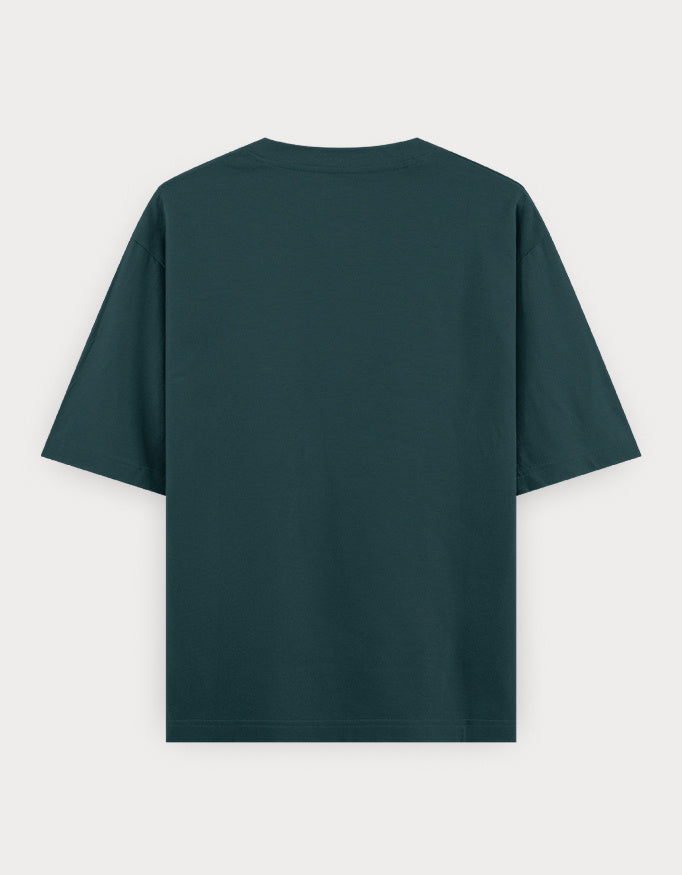 Unisex Oversized Classic T-Shirt oversized fit cotton fabric heavyweight fabric detail view by HAViT Apparel