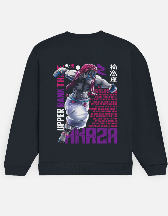 Anime Sweatshirt regular fit cotton fabric heavyweight fabric detail view by HAViT Apparel