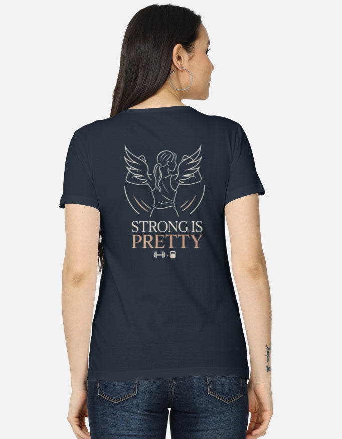 Women's Classic T-Shirt regular fit cotton fabric heavyweight fabric detail view by HAViT Apparel