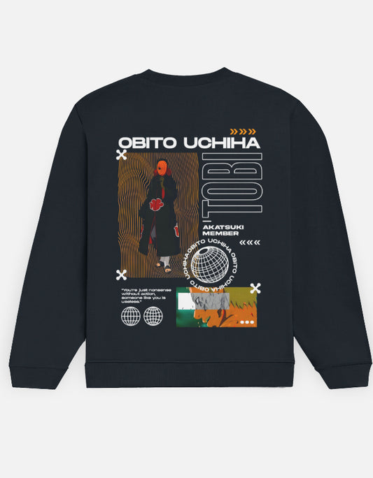 Anime Sweatshirt regular fit cotton fabric heavyweight fabric detail view by HAViT Apparel
